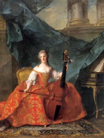 Jean Marc Nattier Madame Henriette de France Spain oil painting art